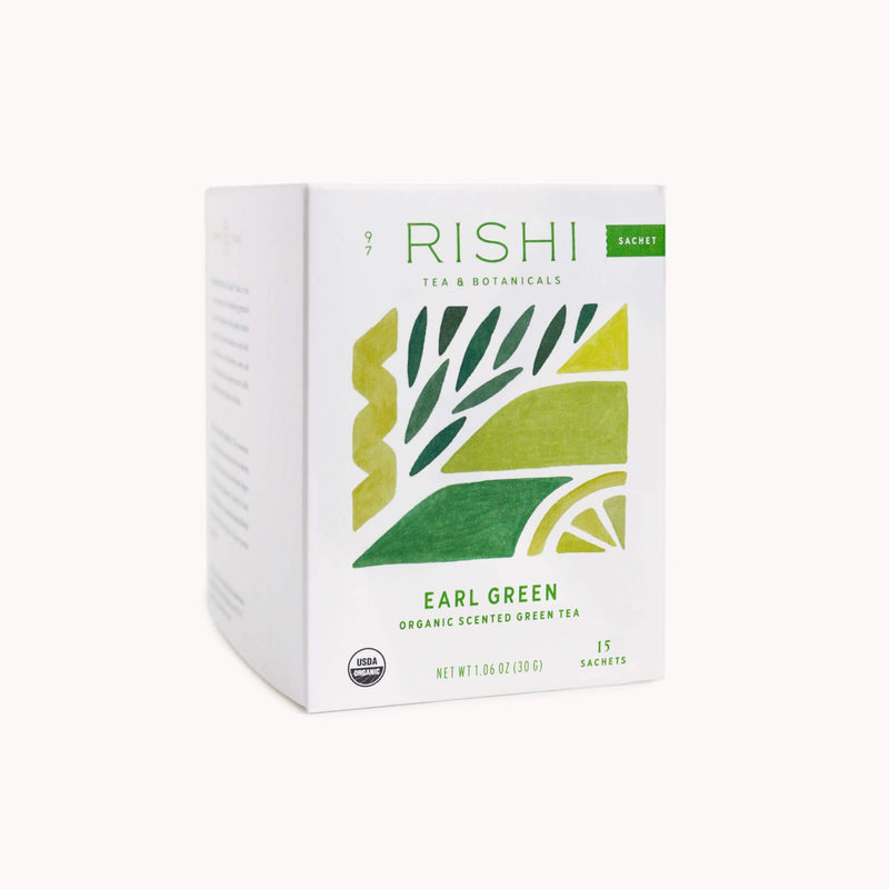 Earl Green SACHETS Rishi Tea & Botanicals